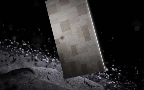 黑色背景下粒子光效画面