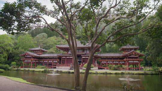 风景佛教寺庙禅冥想概念ByodIn寺庙在