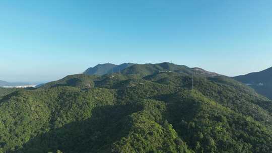 香港山峰航拍宝马山小马山毕拿山风景风光