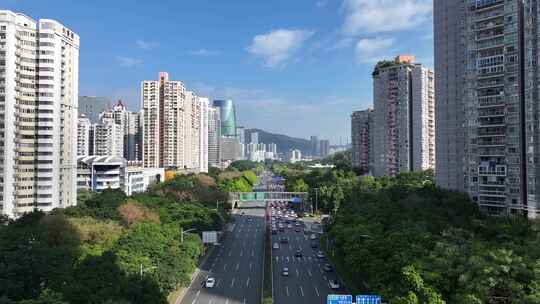 深圳福田CBD建筑航拍