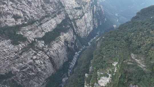 庐山风景区山峰岩石航拍山脉山丘山岭山陵