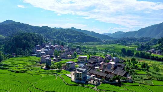 延时摄影 多彩贵州 山区小村庄 绿色家园