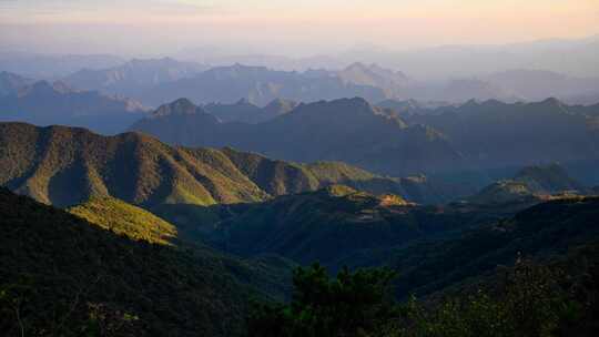 杭州牵牛岗群山光影延时