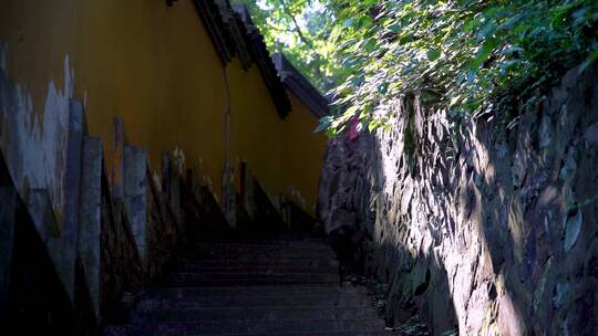 杭州西湖中印禅院古建筑4K实拍视频