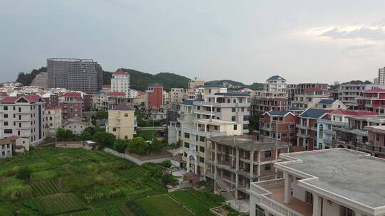 大气 航拍 福建 莆田 秀屿 乡村 建筑 风景