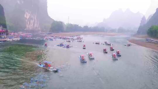 桂林遇龙河坐船