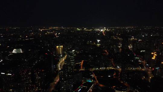 上海外滩黄浦区黄浦江东方明珠夜全景夜景4K