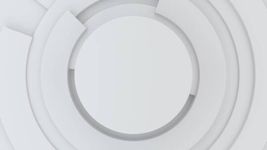 圆形白色高科技饼图背景视频素材模板下载