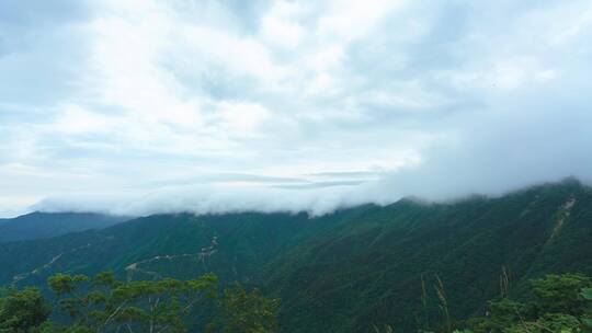 桐城大徽尖高山云海风光延时