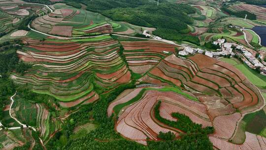 云南东川红土地航拍