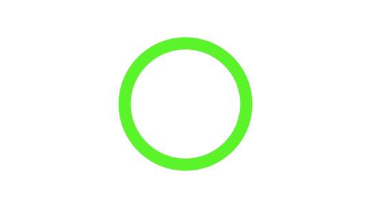 绿色圆圈绿勾表示通过正确