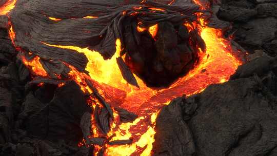 Fagradalsfjall火山，冰岛，