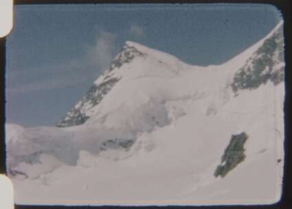 冬天，雪，山，山腰