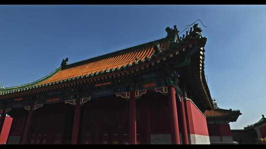 北京隆福寺古建筑fx64k60p