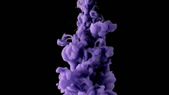 紫色墨水抽象背景