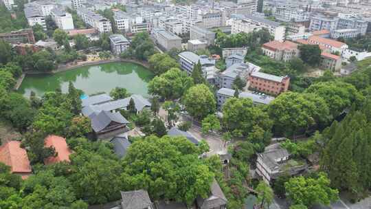 湖北黄冈东坡赤壁航拍