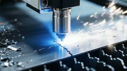 金属板材激光切割场景