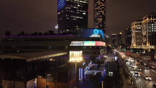 浦西白玉兰大厦夜景