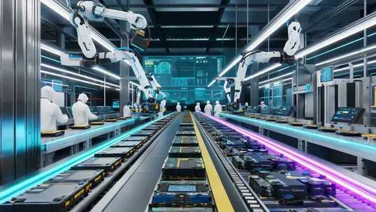 工厂自动化生产线场景