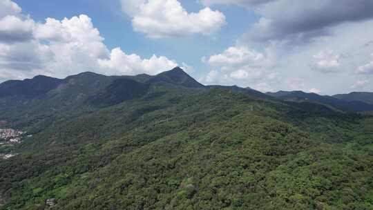 福建福州鼓山风景区航拍