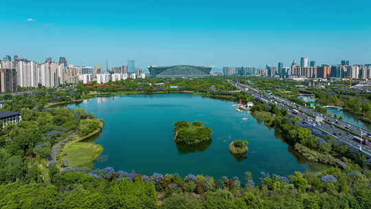 成都锦城湖公园环球中心