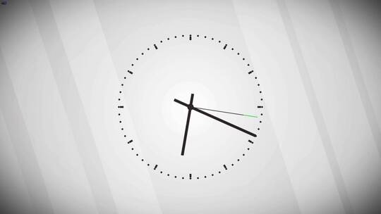 模拟真实钟表 时间 手表 透明通道