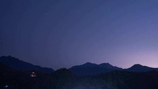 星空延时 风光延时 延时 星空