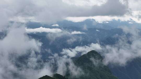 美丽中国河南伏牛山老界岭自然风光