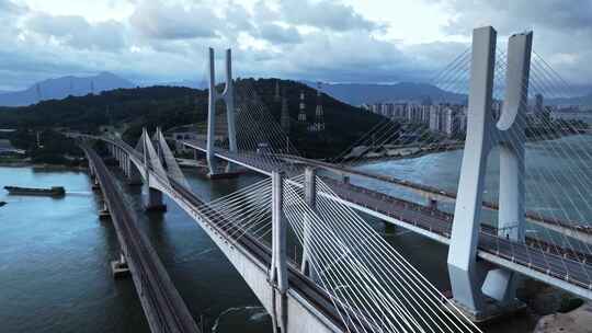 福州乌龙江大桥航拍