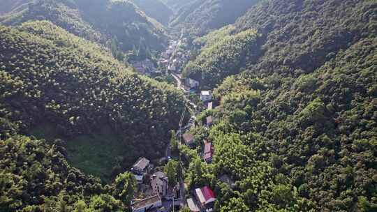 莫干山日出 美丽山村