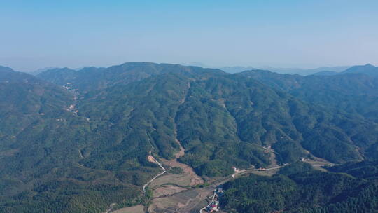 航拍青原区东固山视频素材模板下载