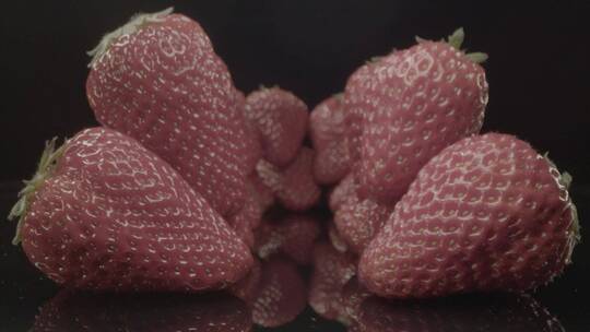 草莓微距LOG视频素材模板下载