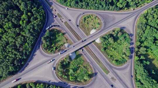 道路，汽车，十字路口，交叉口