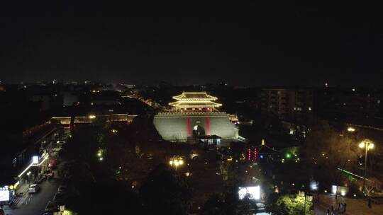 扬州东关街航拍夜景