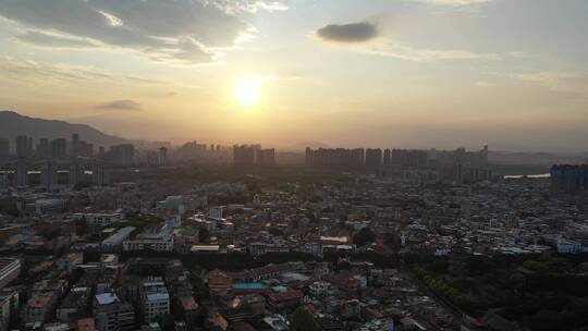 泉州航拍东西塔开元寺闽南建筑西街旅游景点