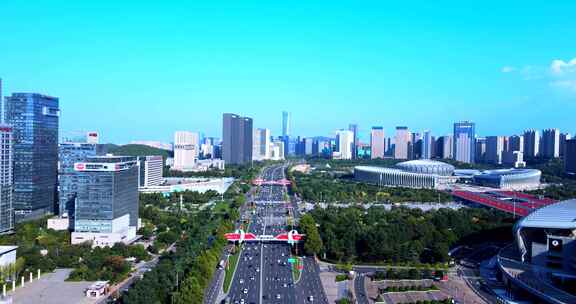 4K中国济南航拍-高新区2023