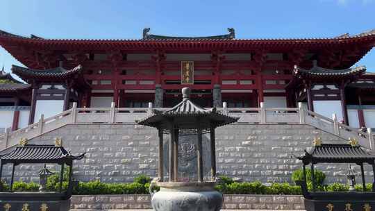 广西北海冠头岭佛教寺庙普渡寺天王殿