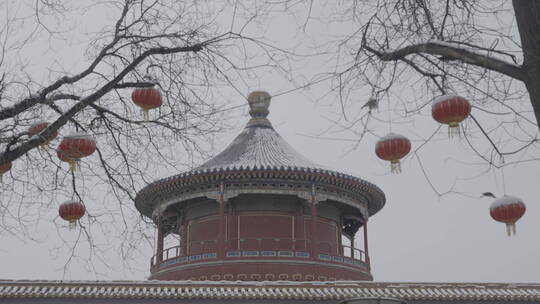 北京雪景 北京下雪