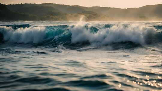 大海 海浪 4K