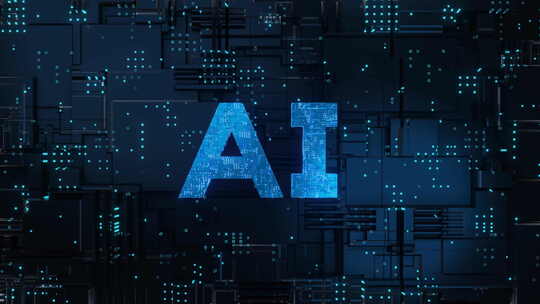 AI科技主题的未来科技动画
