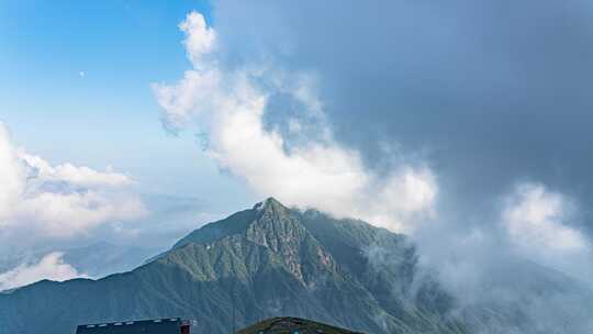 8K江西武功山山峰壮丽自然风光延时