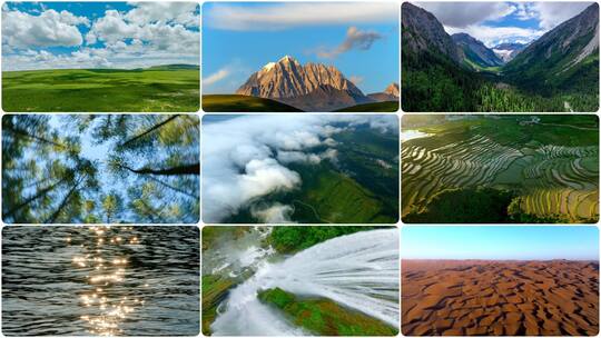 自然风景快切快节奏情绪意境转场高清在线视频素材下载