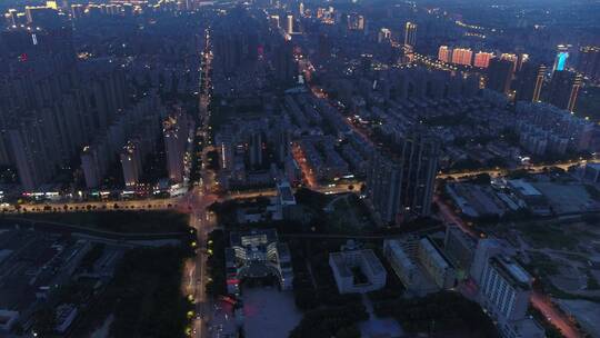 福建漳州市区夜景