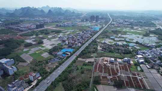 桂林绕城高速公路航拍