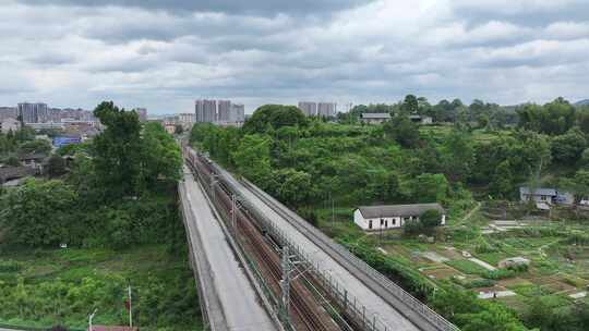怀化黔阳古城的公铁两用大桥