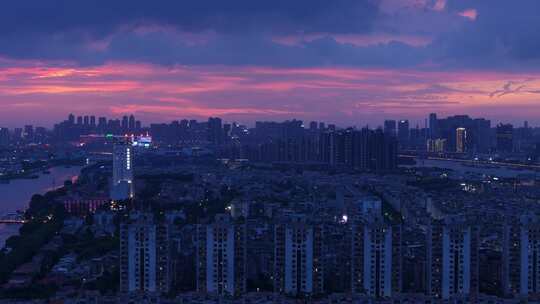 广州番禺洛溪 沙溪 厦滘夜景