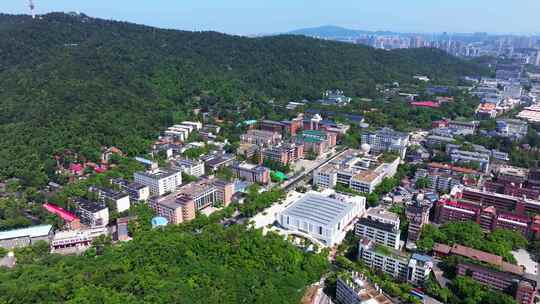 长沙湖南大学航拍