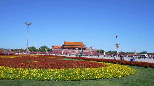 天安门广场 北京天安门 大气北京视频素材模板下载