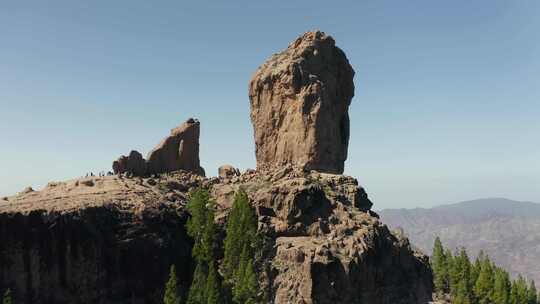 Roque Nublo，Tejeda，山