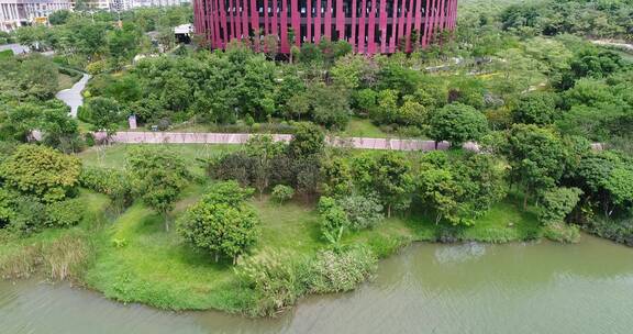 城市航拍 福建 莆田 莆田市博物馆